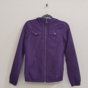 Deep Purple Empyre ZipUp Hooded Windbreaker Jacket